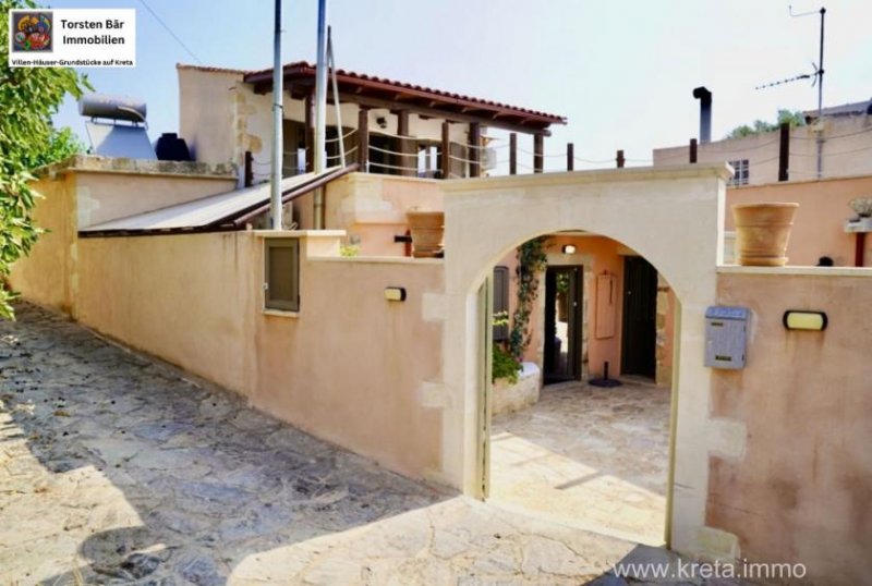 Melidoni Apocoronas Kreta, Melidoni, renoviertes Dorfhaus mit Innenhofgarten Haus kaufen